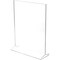 Plymor Clear Acrylic Sign Display / Literature Holder (Top-Load), 11" W x 14" H